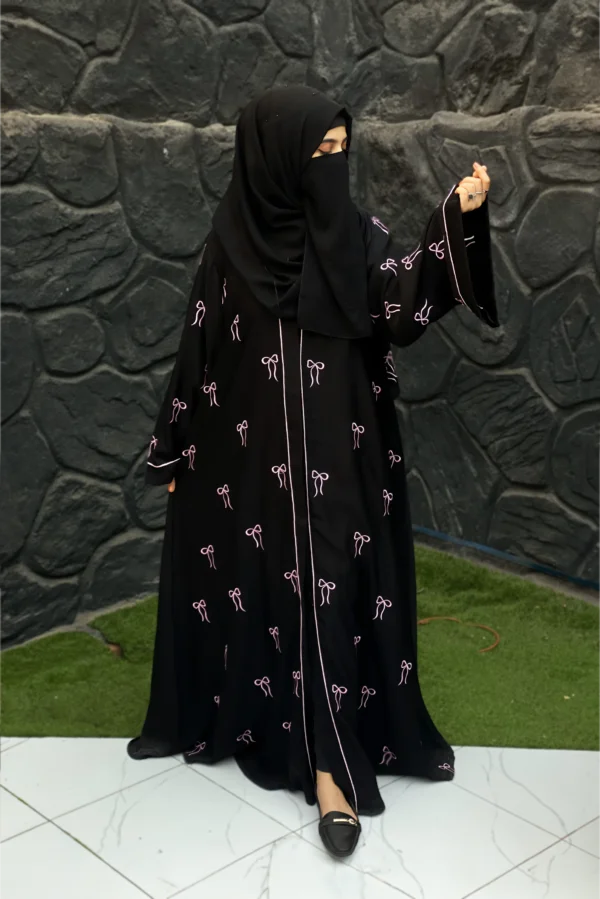 bow style abaya